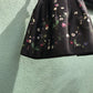 High-Waisted Floral Skirt with Pockets