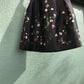 High-Waisted Floral Skirt with Pockets