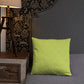 Seriously 70's Billy Roll Cushion - Lime