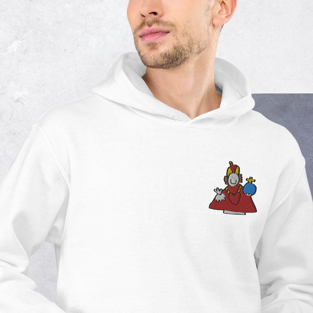 White Child of Prague Hoodie - Embroidered