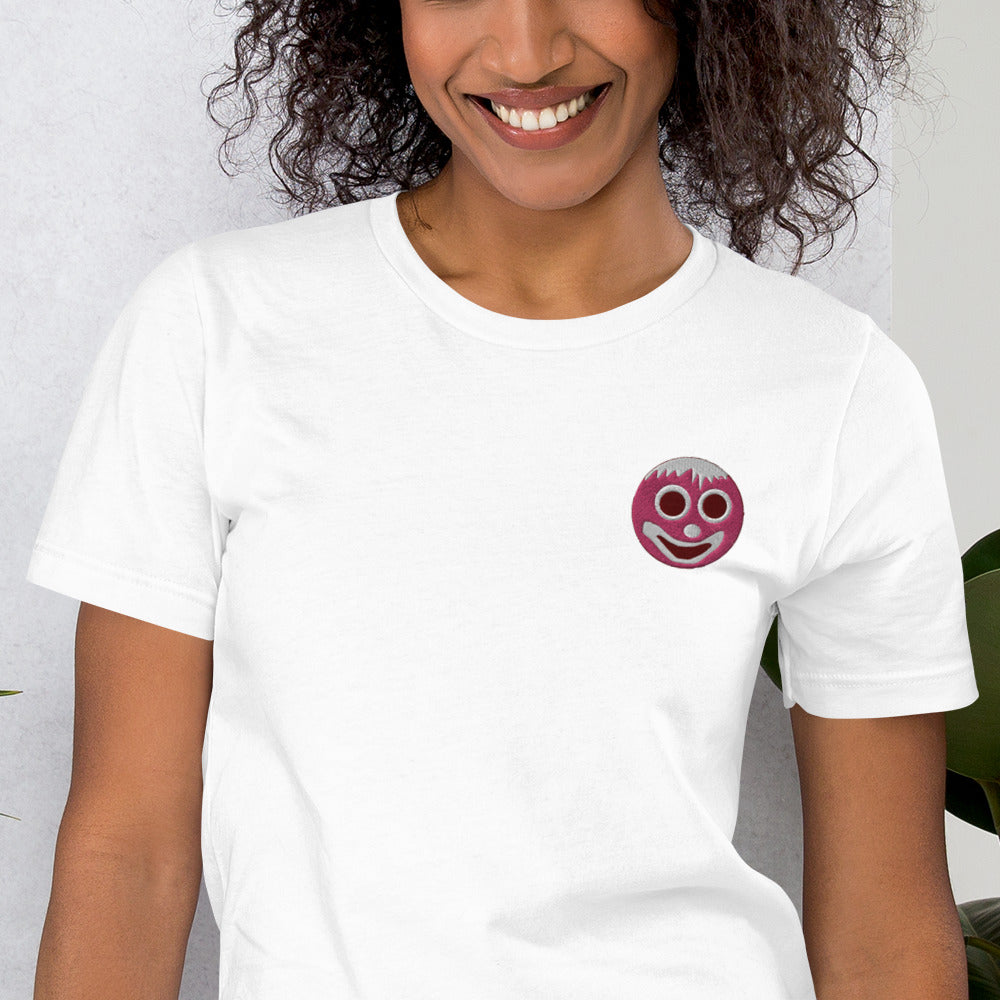 Billy Roll Embroidered T-Shirts - Pretty in Pink